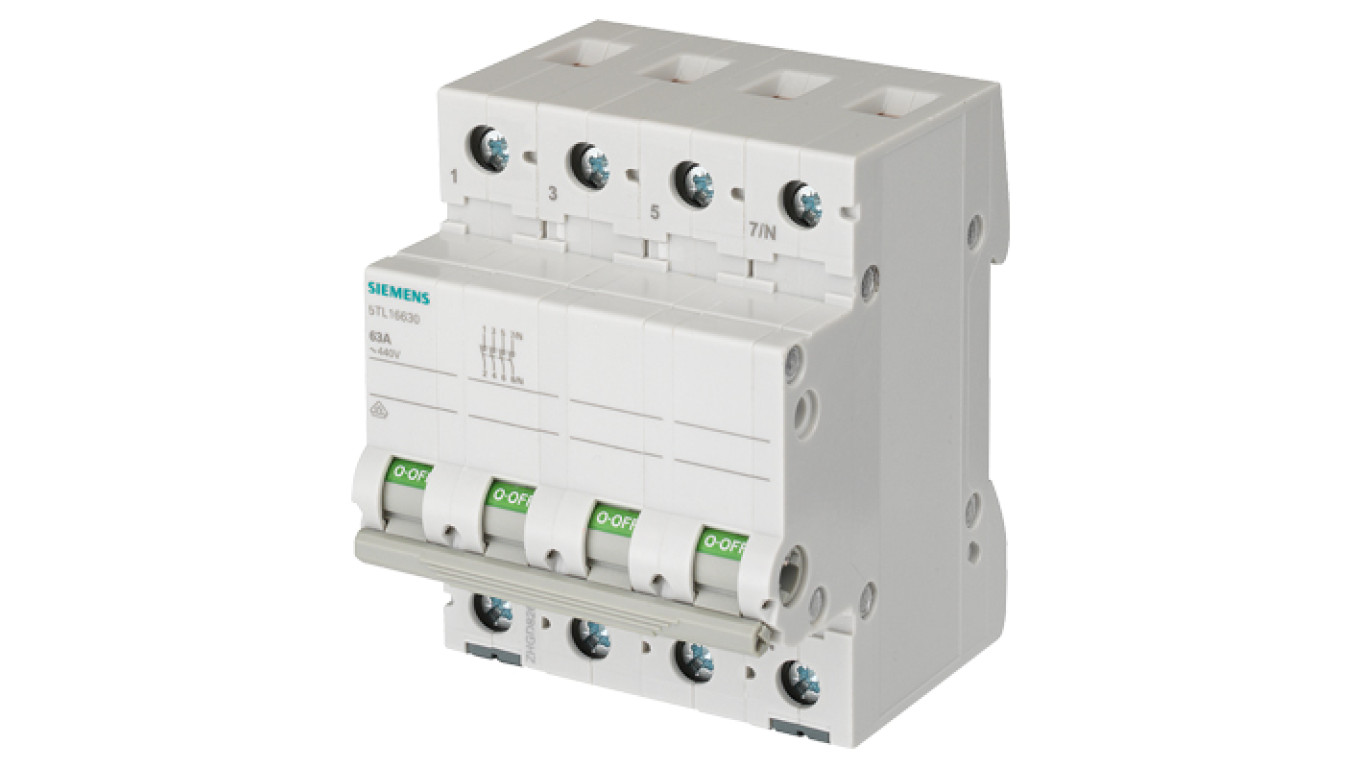 Rozłącznik modułowy 125A 3P+N 400V 5TL1692-0