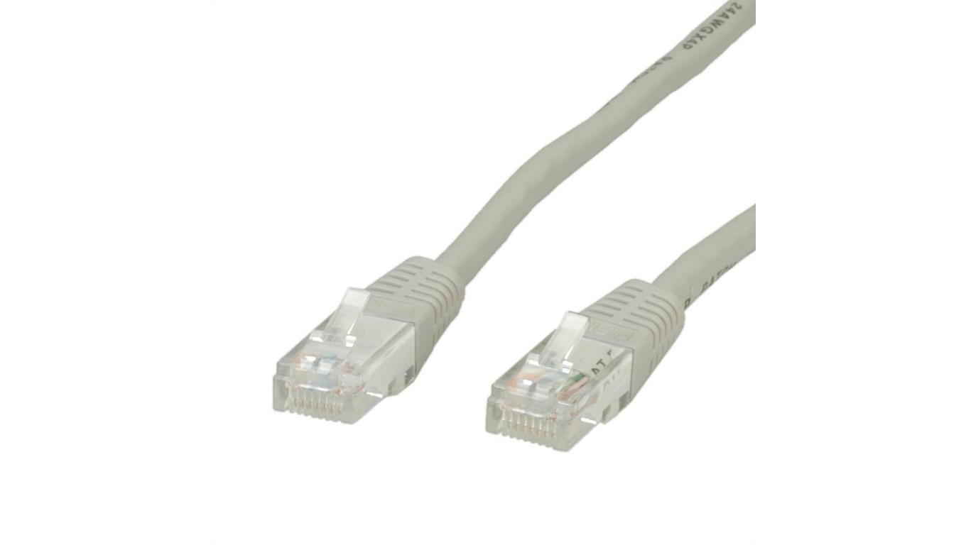 VALUE Kabel krosowy Cat.6 UTP (klasa E), szary, 10 m
