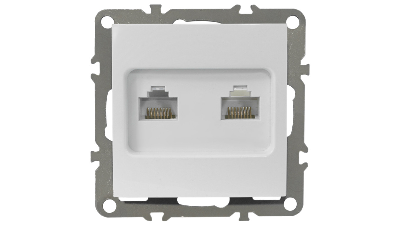 QUADRA GNIAZDO KOMPUTEROWE PODWÓJNE LAN RJ45x2