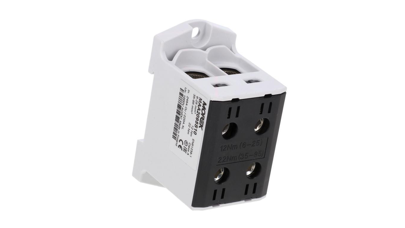 Złączka OTL95-2 kolor czarny 2x Al/Cu 6-95mm² 1000V AC / 1500V DC Zacisk uniwersalny MAA2095S10