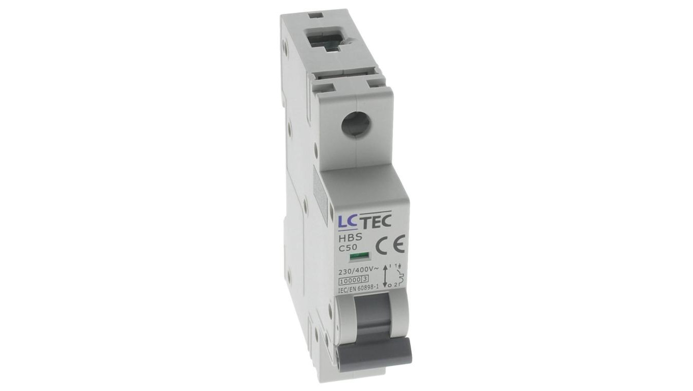 Wyłącznik nadprądowy HBS 1P 1M 1F C 50A 10kA