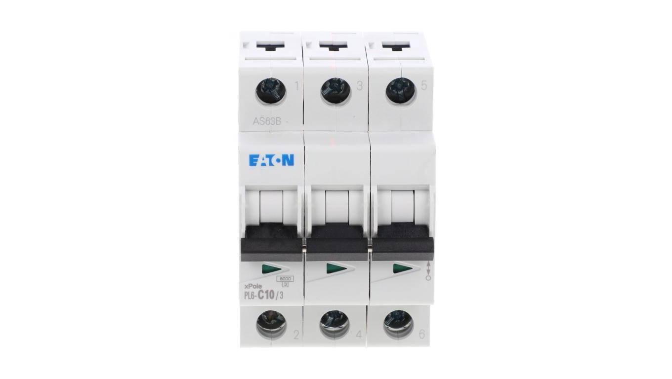 Wyłącznik nadprądowy 3P C 10A 6kA AC PL6-C10/3 286599