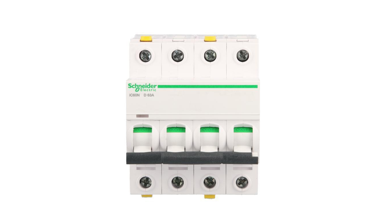 Wyłącznik nadprądowy 4P D 63A 6kA AC iC60N-D63-4 A9F05463