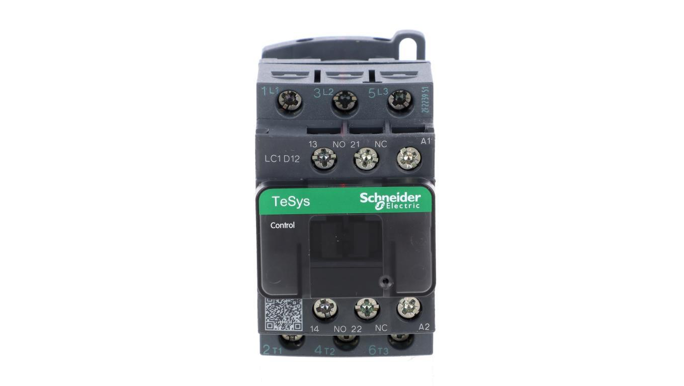 TeSys Deca Stycznik mocy 12A 3P 400V AC 1Z 1R LC1D12V7