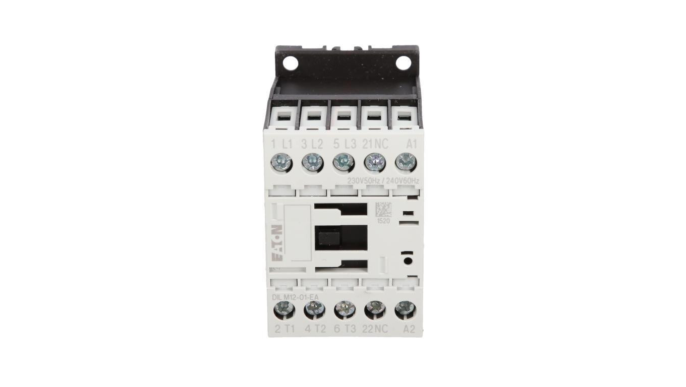 Stycznik mocy 12A 3P 230V AC 0Z 1R DILM12-01-EA(230V50HZ,240V60HZ) 190035