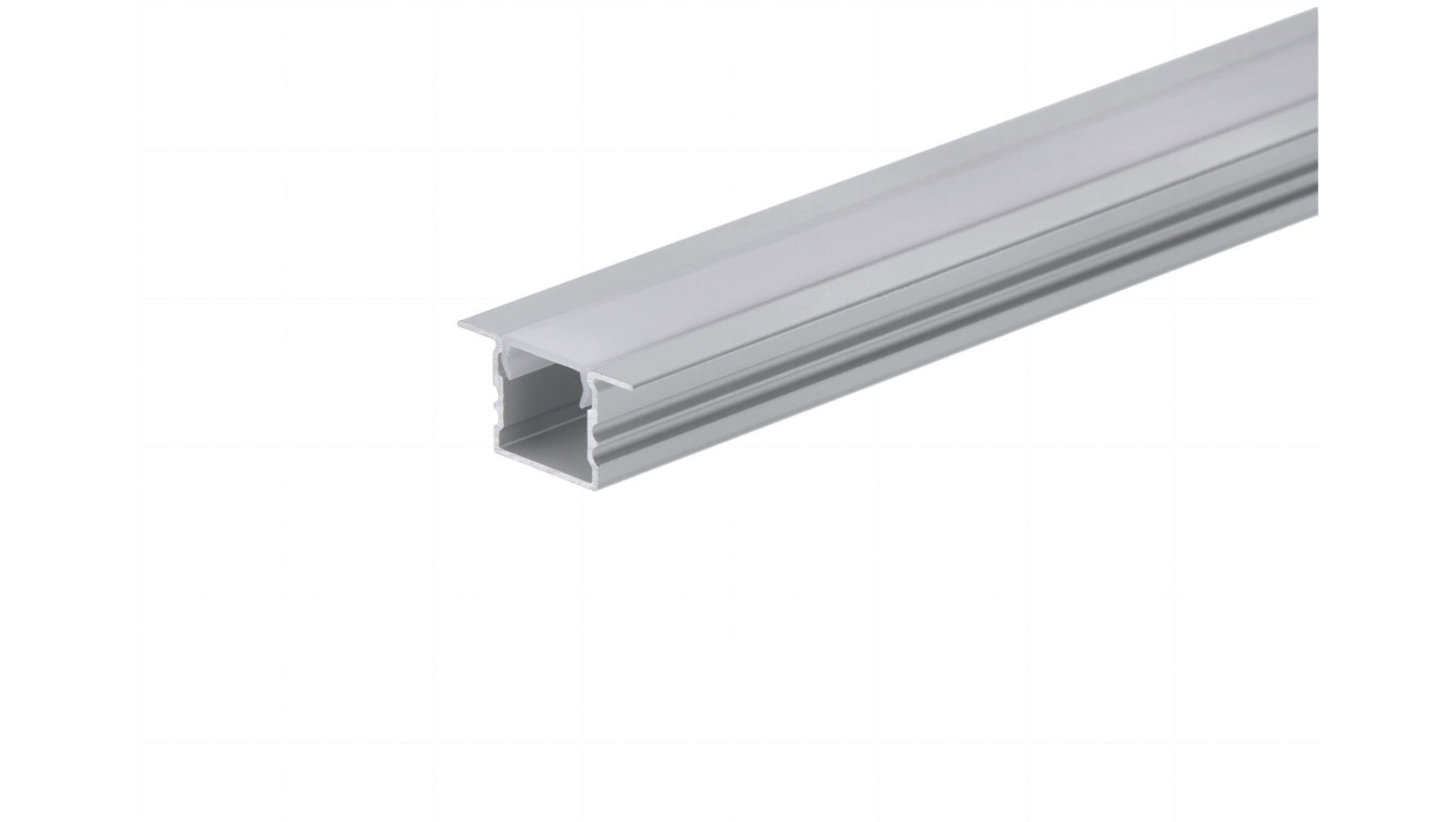 Profil led Standard Plus 2m anodowany z osłoną mleczną MLF