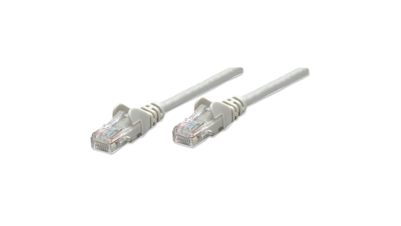 Patchcord Cat5E UTP 10M Szary 100 Miedź 325950