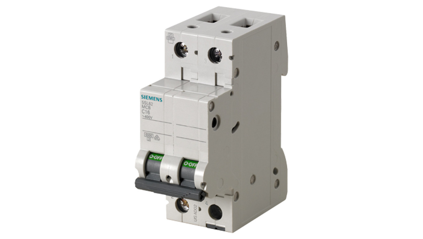 Wyłącznik nadprądowy 2P C 16A 6kA AC 5SL6216-7