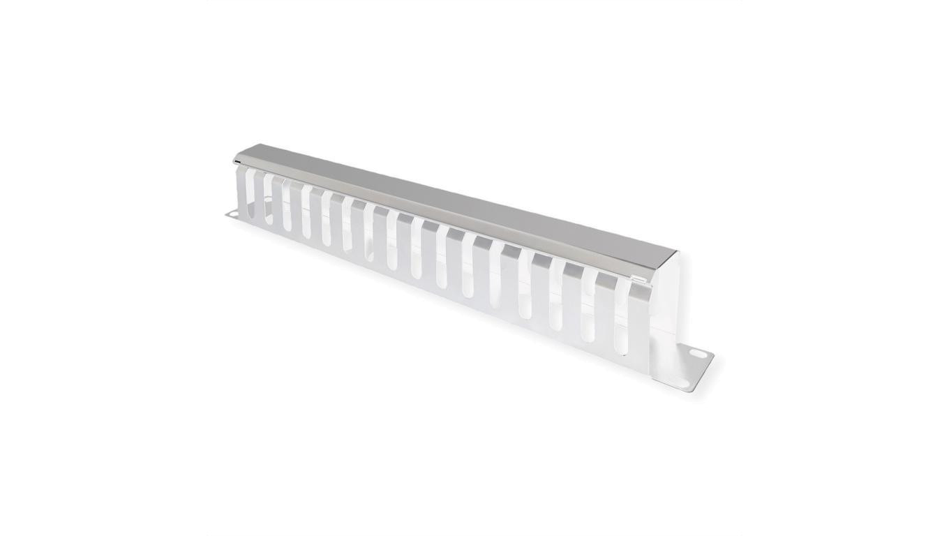 VALUE 19 Płyta przednia 1 U z kanałem manewrowym 40 x 80 mm, szara