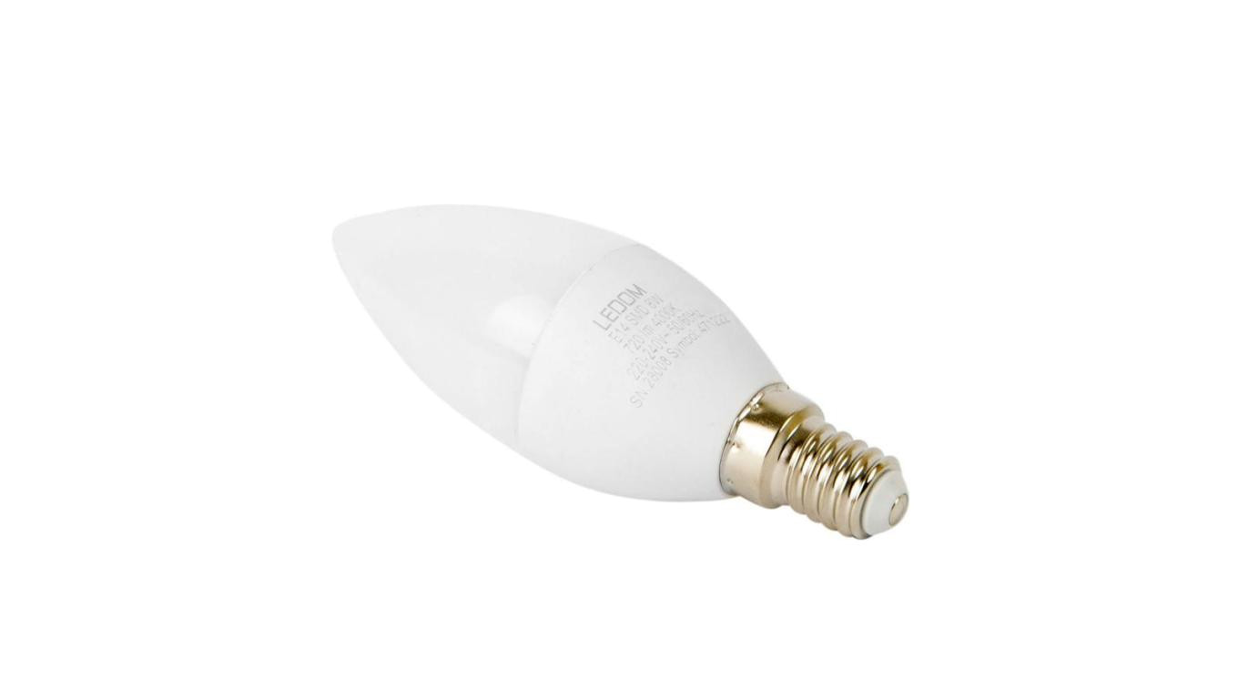 LEDOM żarówka E14 8W 4000K neutralna 720lm 220-240V C37