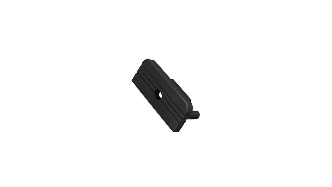Zaślepka do profil Surface10 czarna GEN2 z otworem 77980002 /1szt/