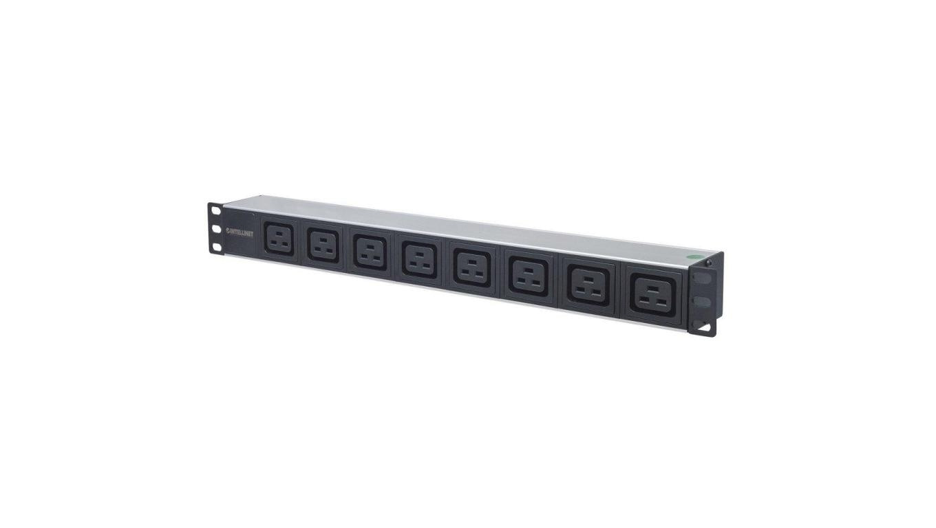 Listwa zasilająca Rack 1U 110-250V/16A 8X C19 kabel 2M 163613