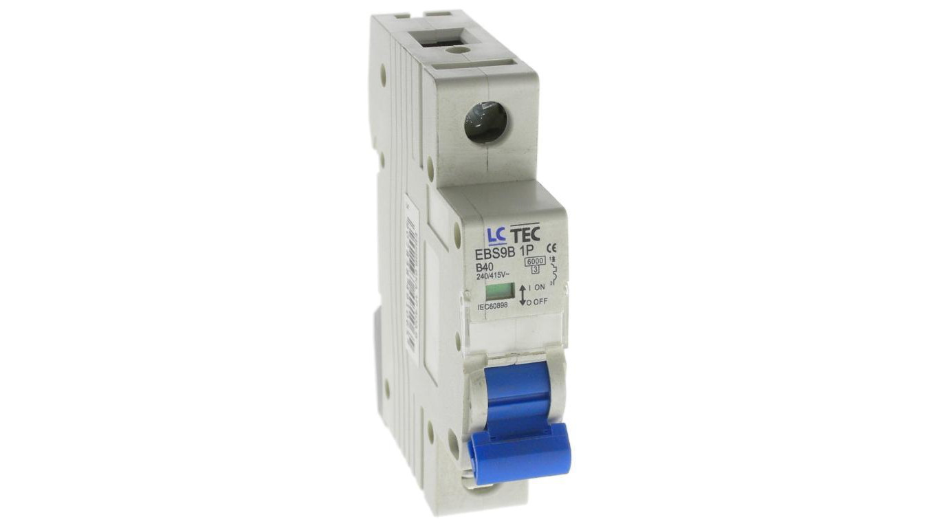 Wyłącznik instalacyjny nadprądowy nadmiarowoprądowy 1P 1M B 40A 6kA 491065 EBS9B