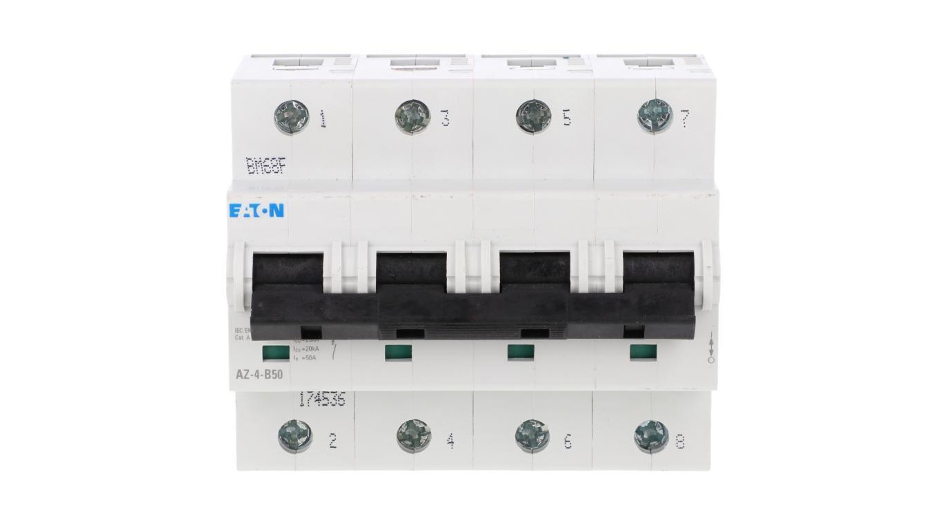 Wyłącznik nadprądowy 4P B 50A 25kA AC AZ-4-B50 174536