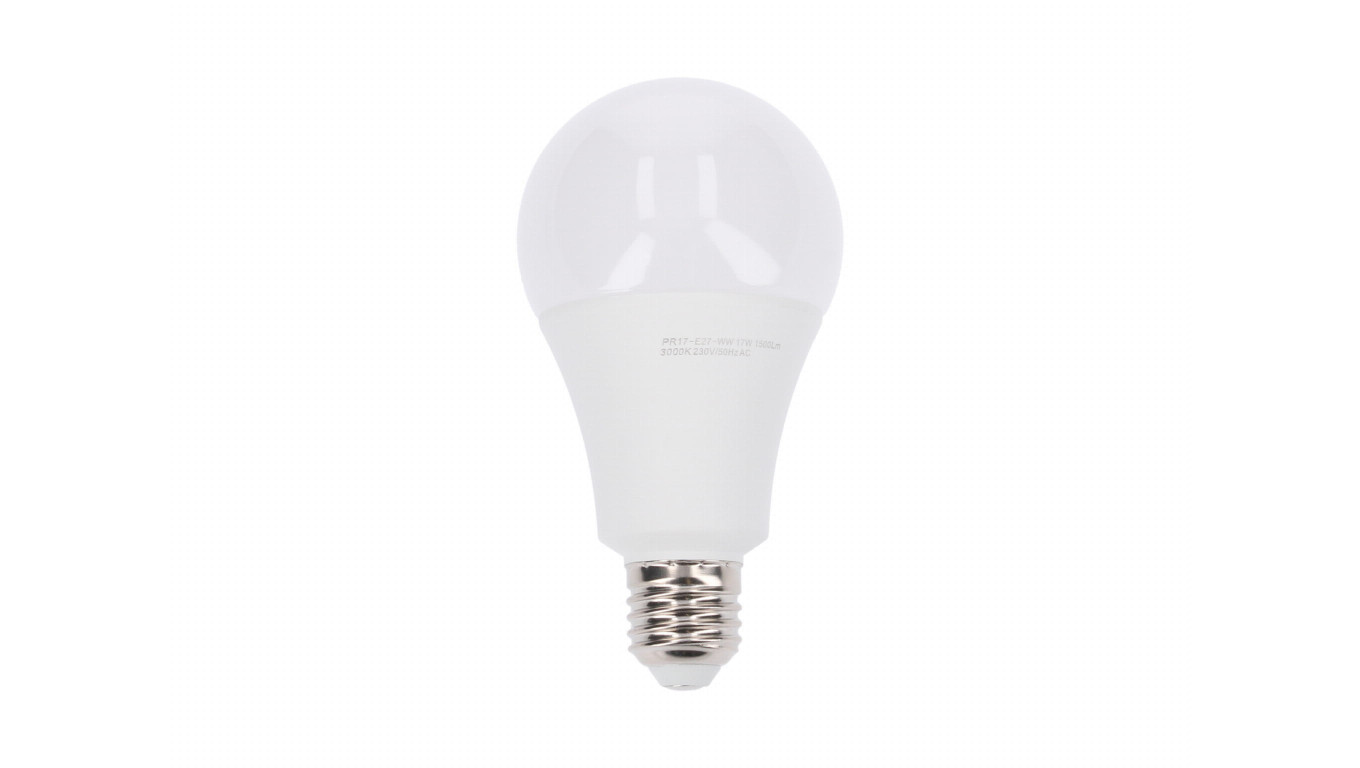 Żarówka led E27 mleczna 17W 3000K 1500lm Ra80