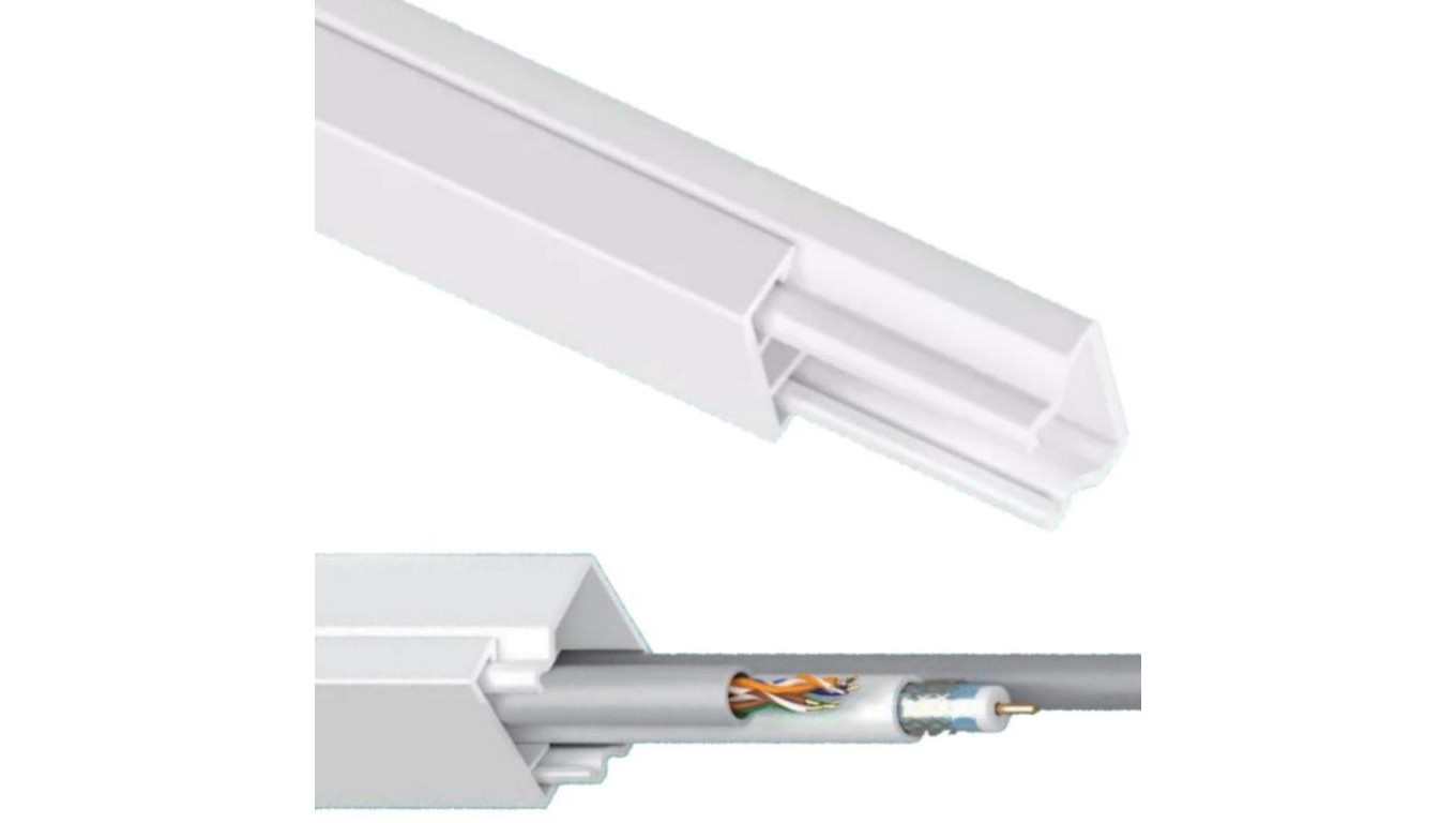 AKS ZIELONKA Listwa Kanał Kablowy Elektroinstalacyjny 15x32x2000mm 2metry