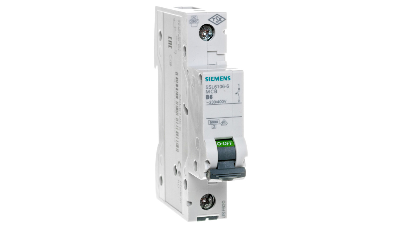 Wyłącznik nadprądowy SENTRON 5SL6 1P B 6A 6kA AC 5SL6106-6