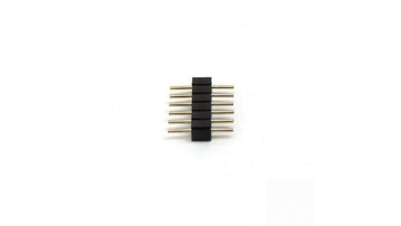 Złączka do taśmy led 6-pin 2mm męska grzebyk 1szt