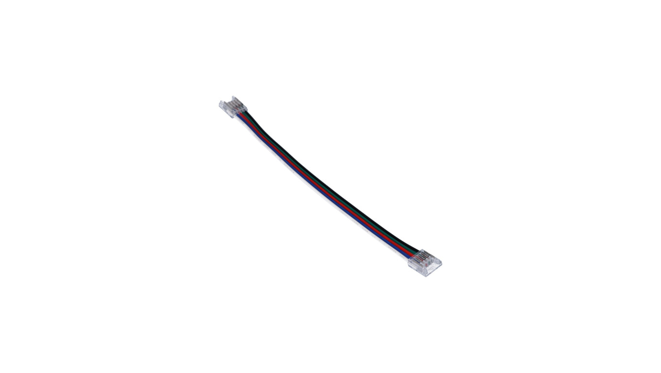 Złączka do taśmy led SMD/RGB+W kolor 10mm taśma-przewód 15cm-taśma