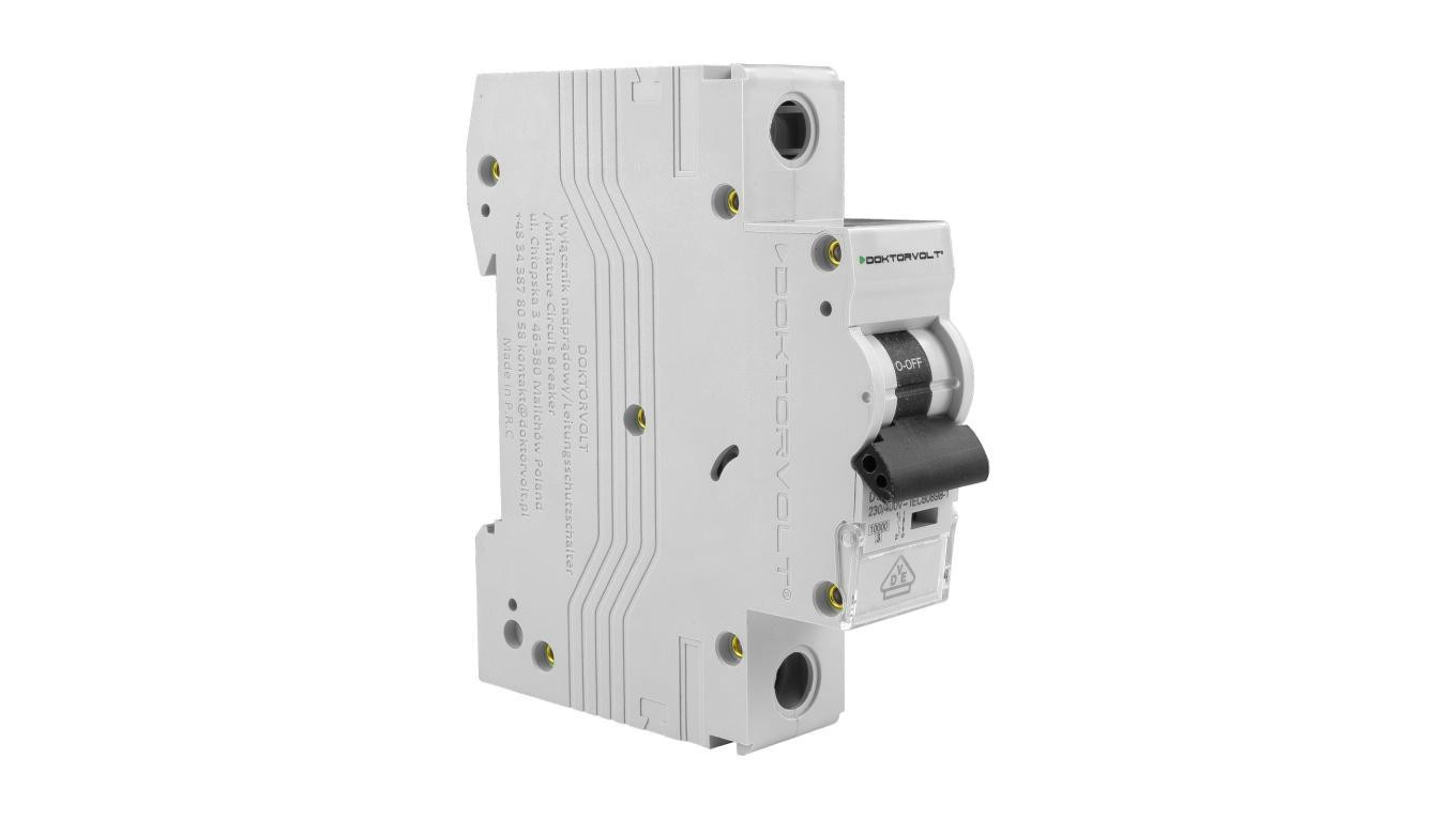 Wyłącznik nadprądowy MCB 10kA 1P 16A VDE C16A Doktorvolt DV-3646