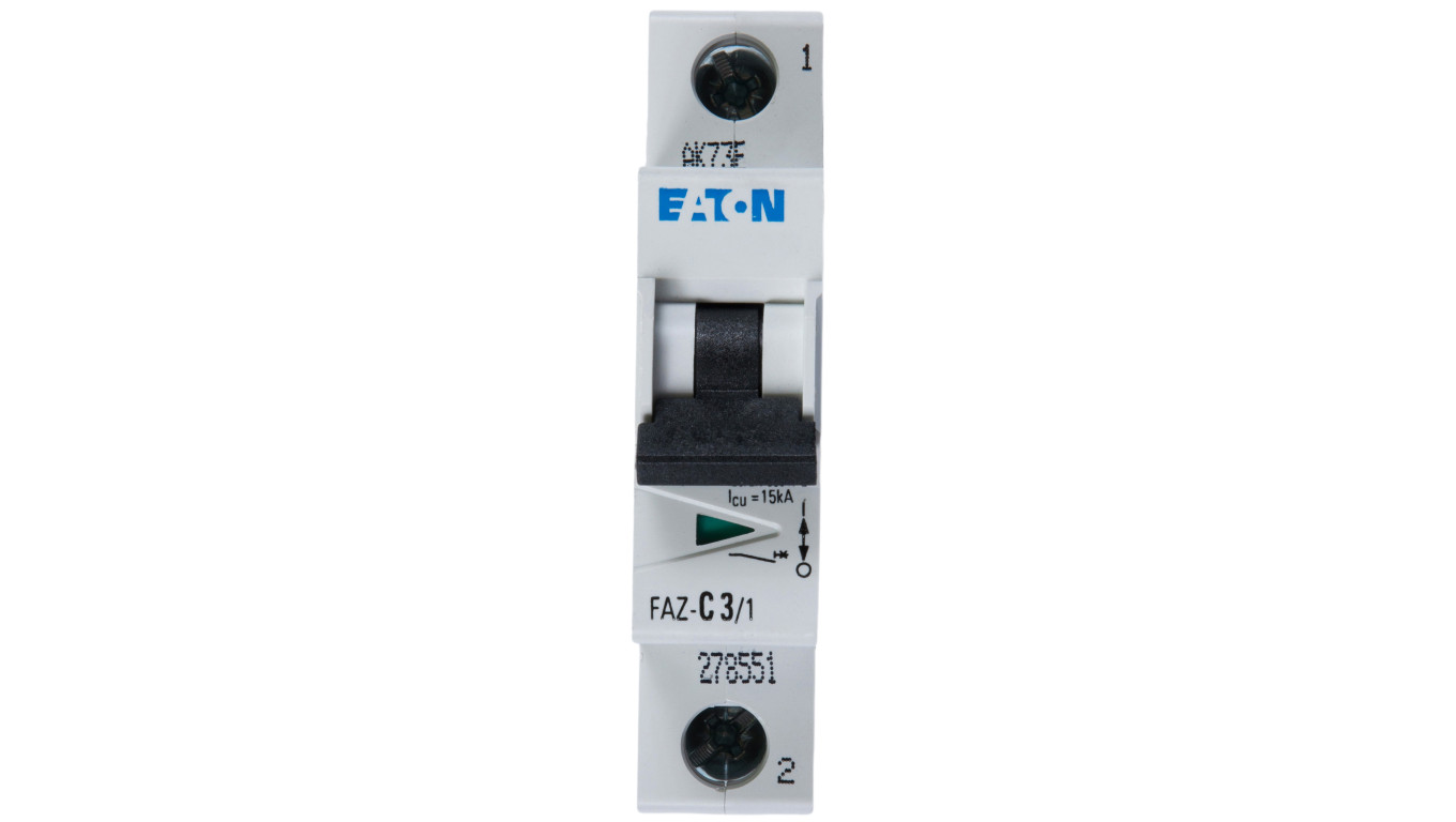 Wyłącznik nadprądowy 1P C 3A 15kA AC FAZ C3/1 278551