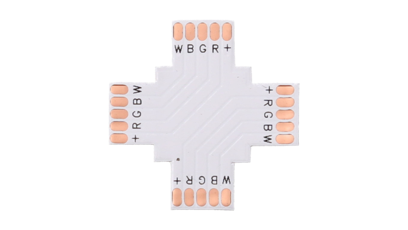 Złączka do taśmy led rgbw 12mm PCB X