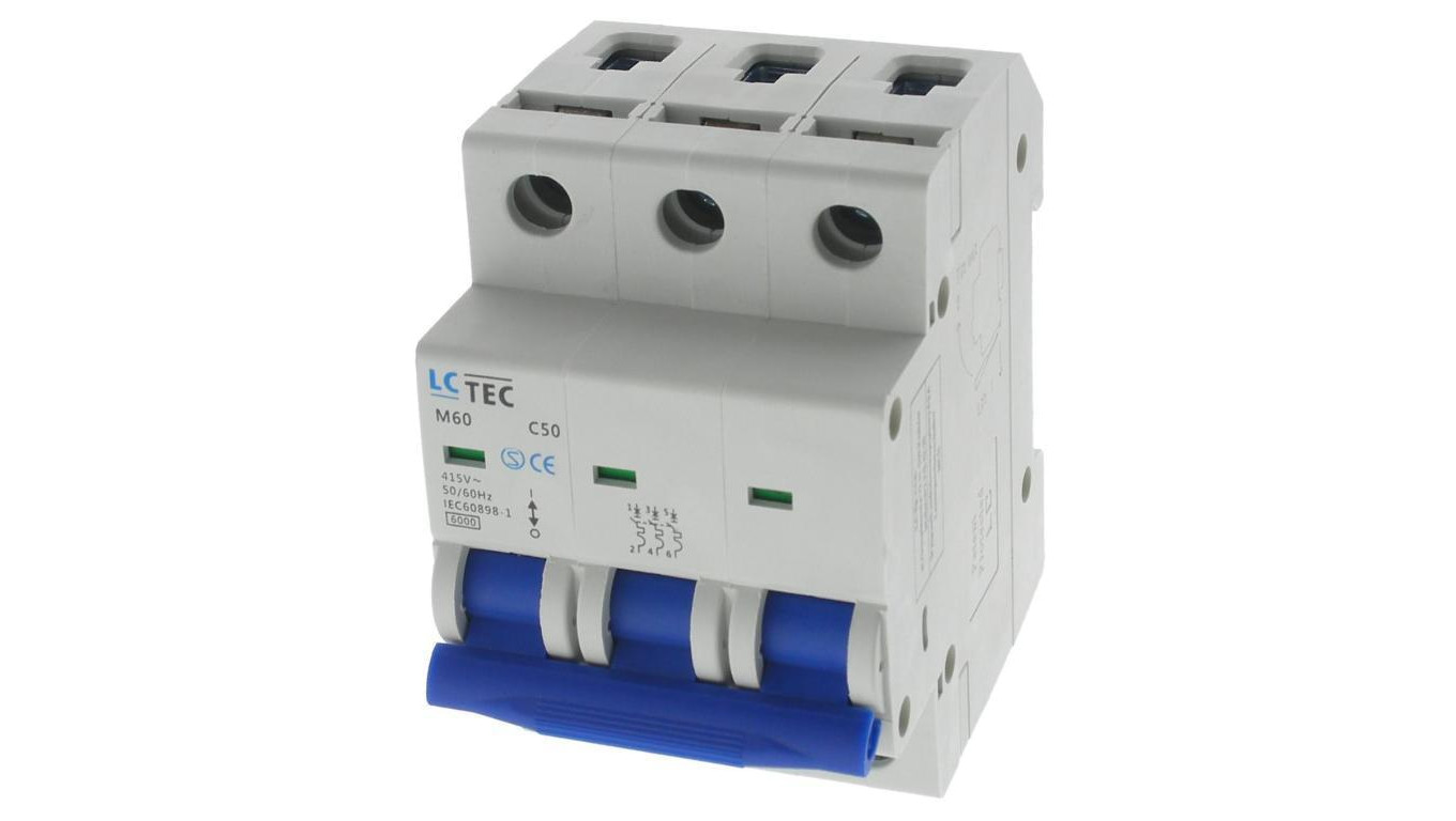Wyłącznik nadprądowy M60 3P 3M 3F C 50A 6kA