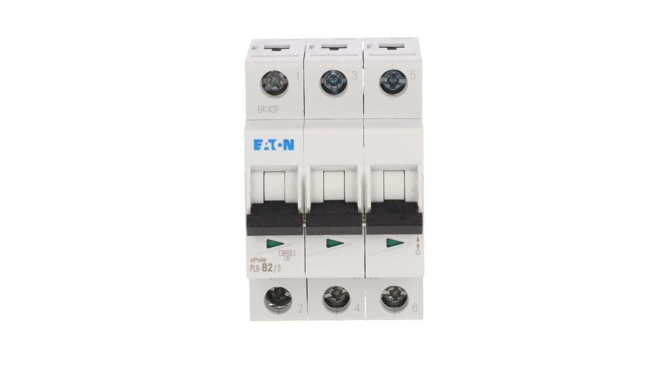 Wyłącznik nadprądowy 3P B 2A 6kA AC PL6-B2/3 286584