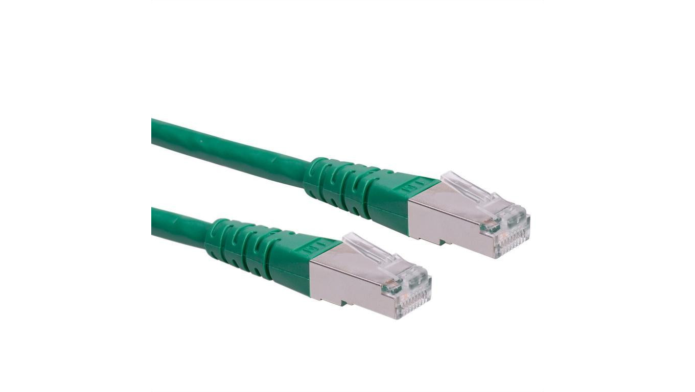 Kabel krosowy ROLINE Cat.6 (klasa E) S/FTP (PiMF), zielony, 10 m