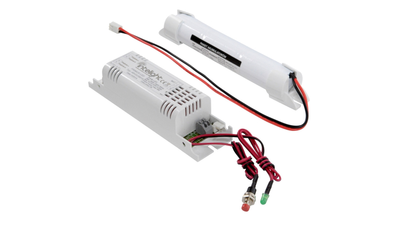 Zestaw PRIMUS LED D4/A 2h + NiCd 3xC 3,6V 2500mAh / panel led, plafon led zakres 24V-48V / 99937