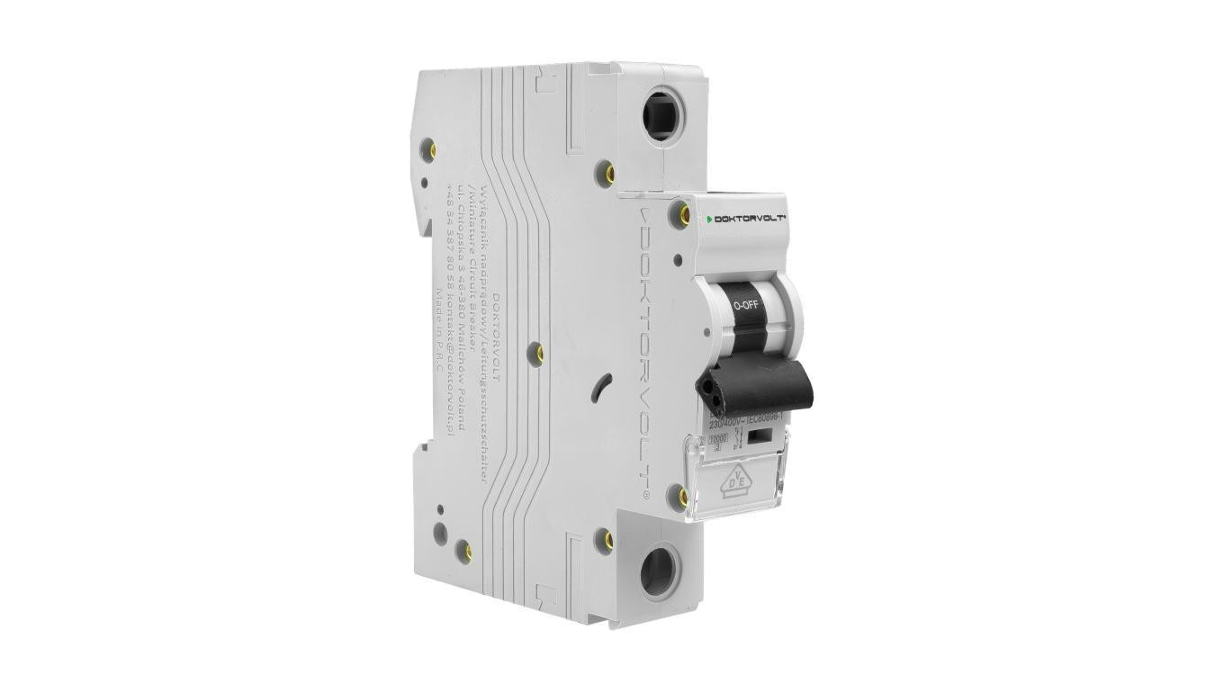 Wyłącznik nadprądowy MCB 10kA 1P 10A VDE B10A Doktorvolt DV-3158