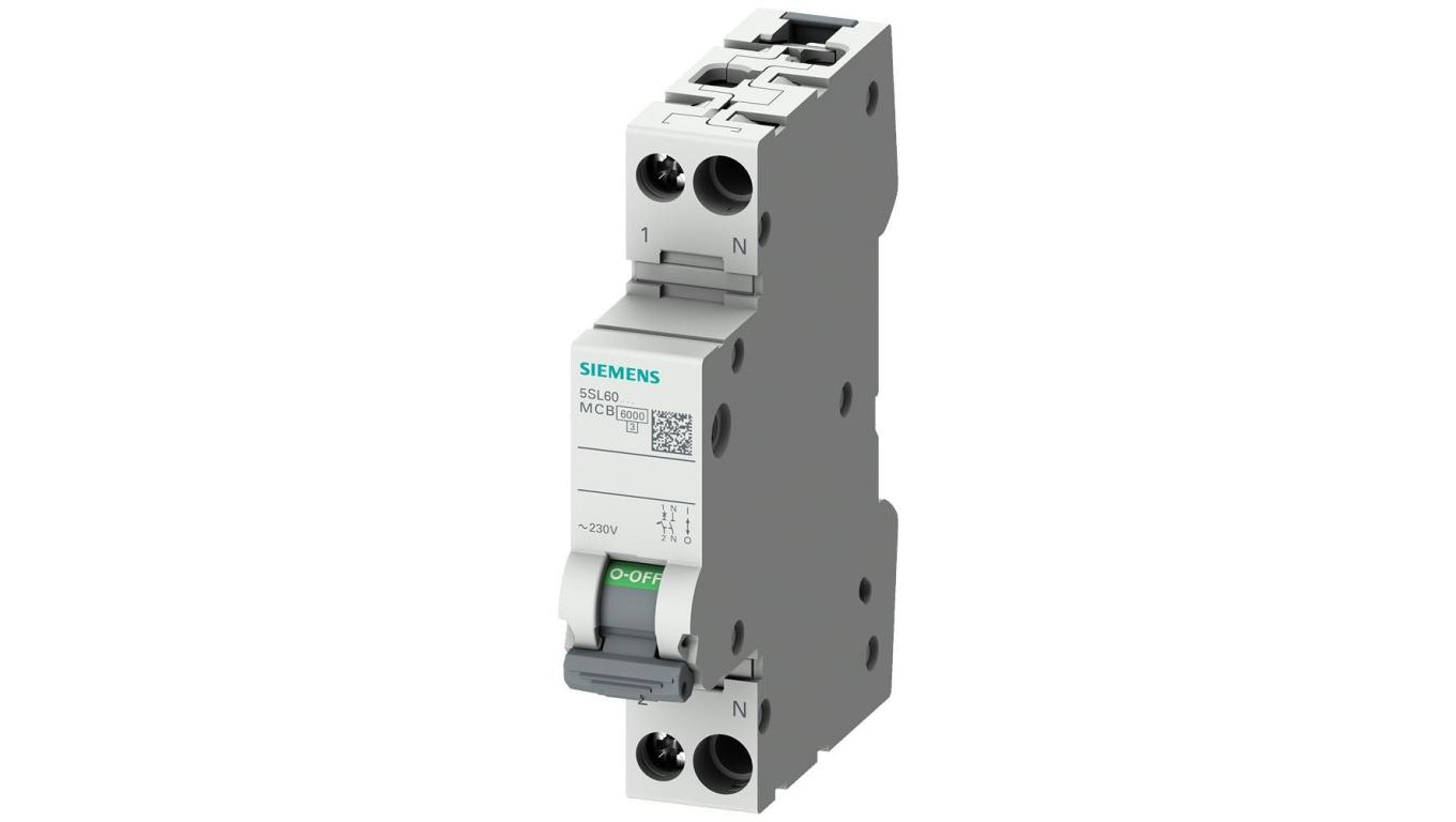 Wyłącznik nadprądowy 1P+N C 40A 6kA AC 1 moduł SENTRON 5SL6040-7