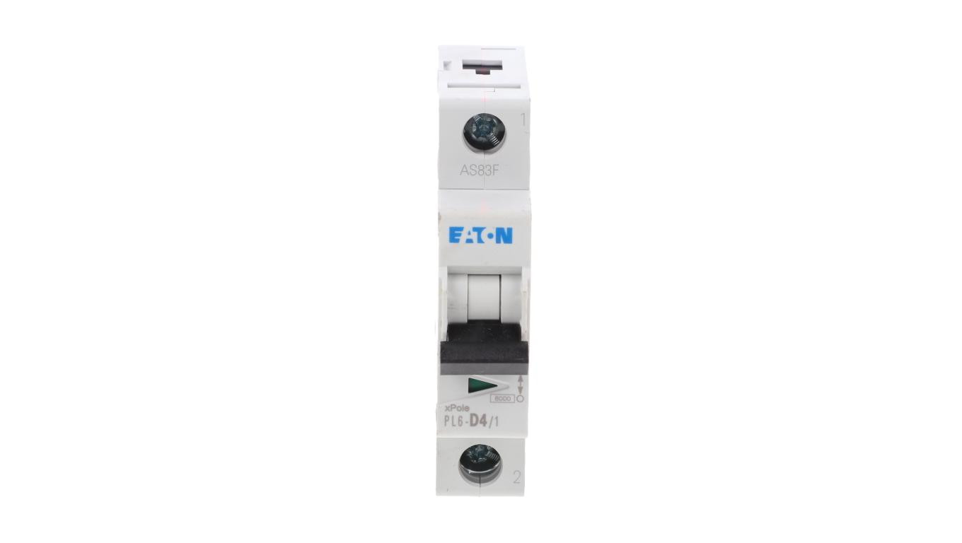 Wyłącznik nadprądowy 1P D 4A 6kA AC PL6-D4/1 286541