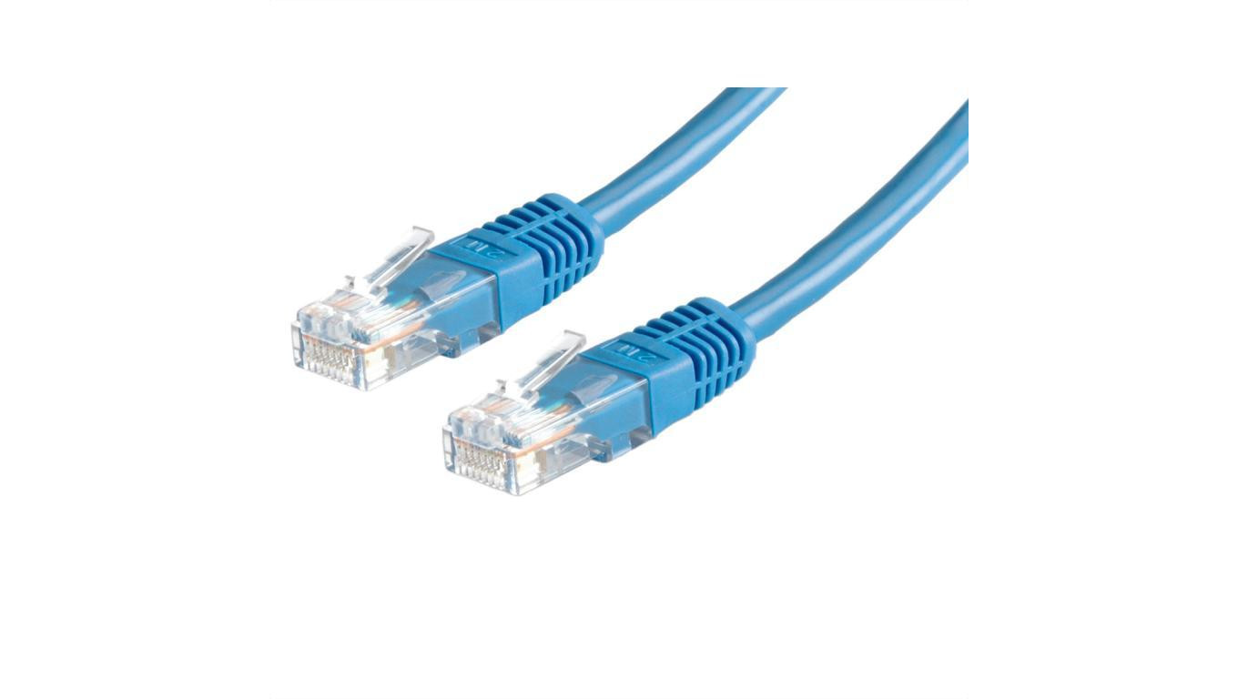 VALUE Kabel krosowy Cat.6 UTP (klasa E), niebieski, 1,5 m