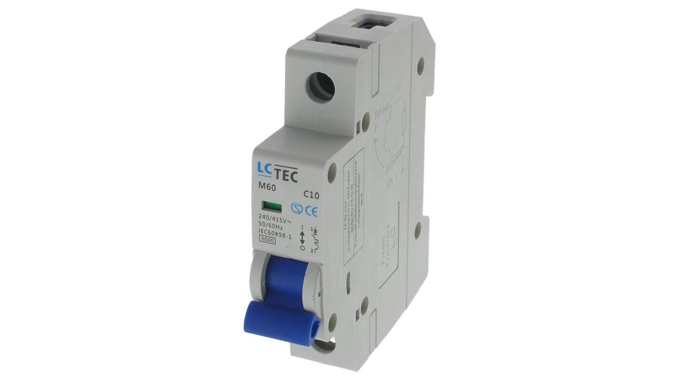Wyłącznik nadprądowy M60 1P 1M 1F C 10A 6kA