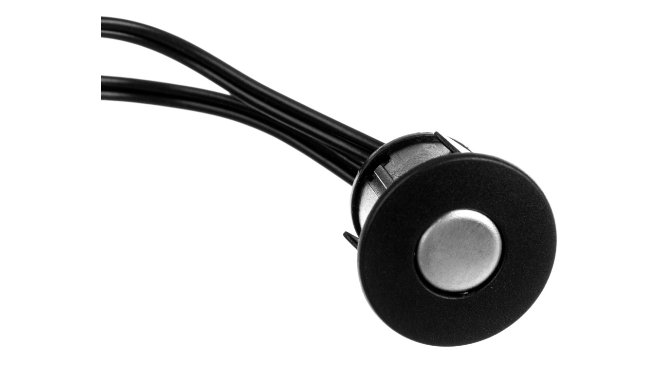 Włącznik dotykowy ściemnialny 12V 24W czarny fi 22x16mm na otwór fi18 AE-WDSC-10DIM