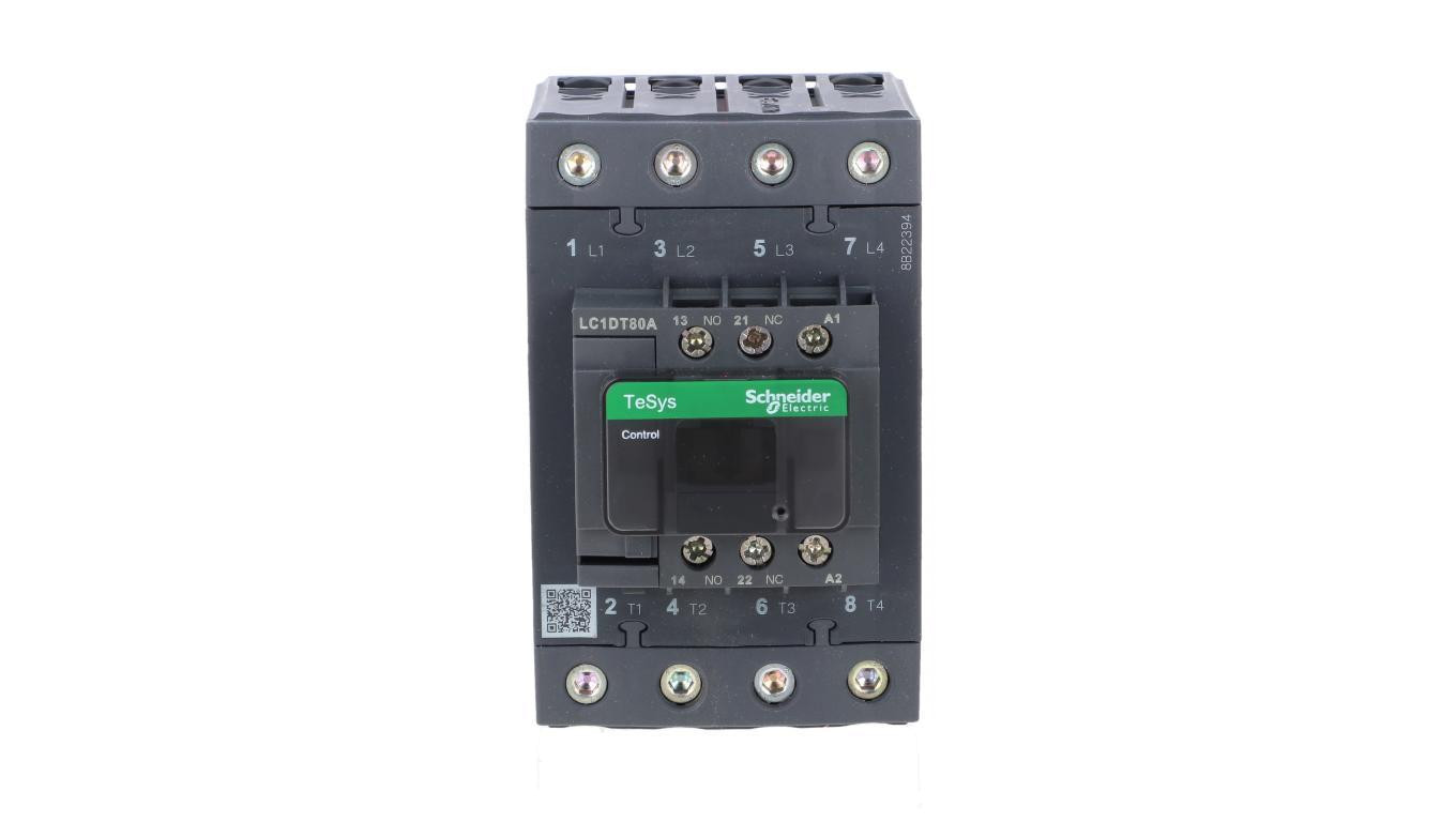 TeSys Deca Stycznik mocy 80A AC-1 4P 230V AC 1Z 1R (EVK) LC1DT80AP7