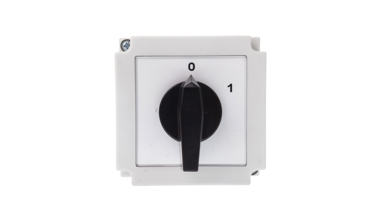 Łącznik krzywkowy 0-1 2P 16A w obudowie 4G16-91-PK R114 63-840395-021