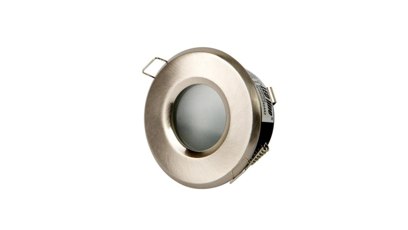*LED line Oprawa sufitowa wodoodporna okrągła odlew satyna