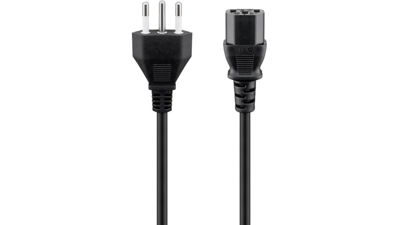 Kabel do urządzeń chłodniczych Włochy, 1,8 m, czarny - Długość kabla 1.8 m