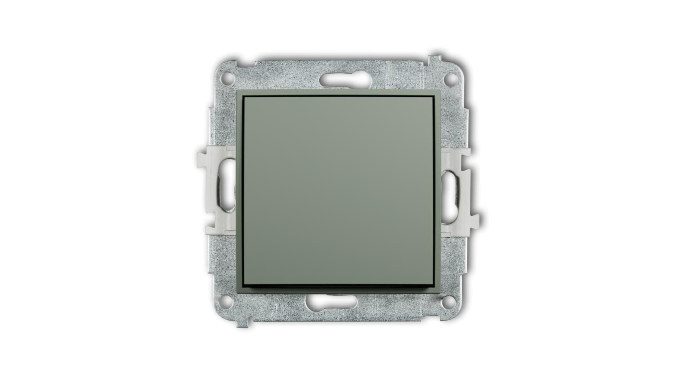 MINI Mechanizm łącznika schodowego (jeden klawisz bez piktogramu) szałwiowy 61MWP-3.1