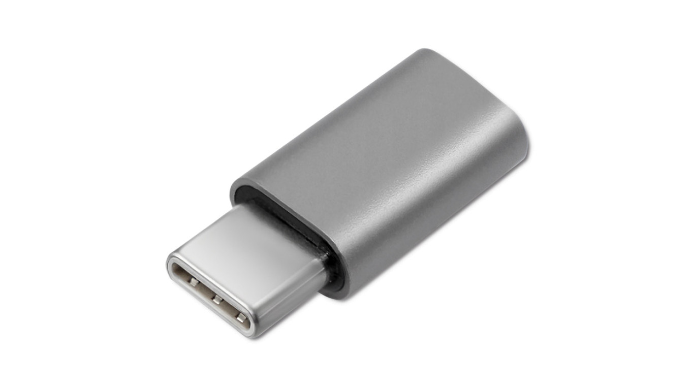 Qoltec Adapter USB 3.1 Typ C męski Micro USB 2.0 B żeński