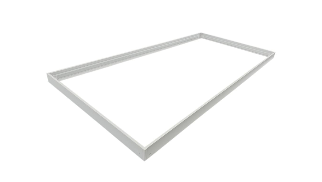Ramka Natynkowa do Paneli LED 120x60 Biała Aluminiowa