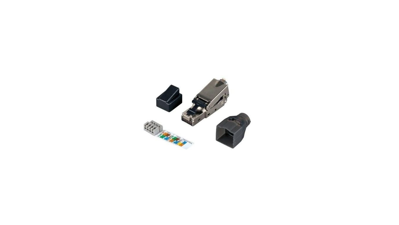 Wtyk beznarzędziowy RJ45 STP kat.6 samozaciskowy