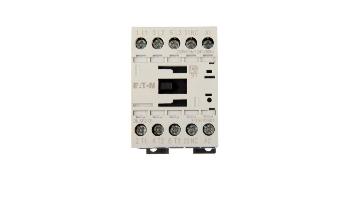 Stycznik mocy 12A 3P 230V AC 0Z 1R DILM12-01(230V50HZ,240V60HZ) 276865