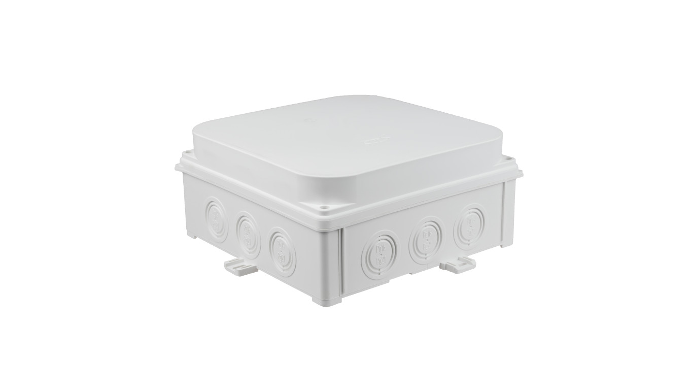 Puszka n/t hermetyczna pusta 188x188x88mm IP67 odporna na UV biała N180x180S 35300206 /4szt./