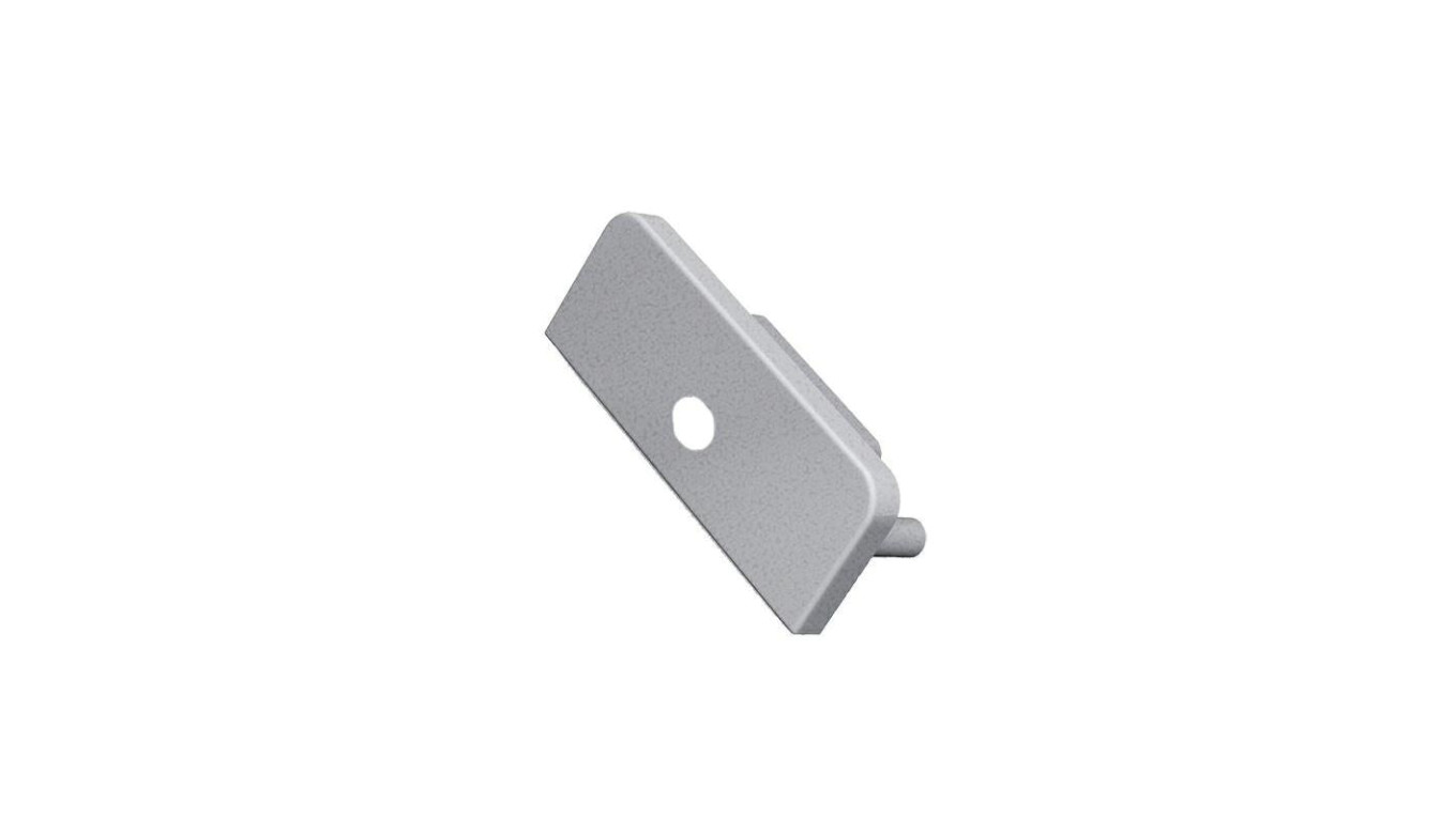 Zaślepka do profil Surface14 srebrna gen2 z otworem a2970040 /1szt/