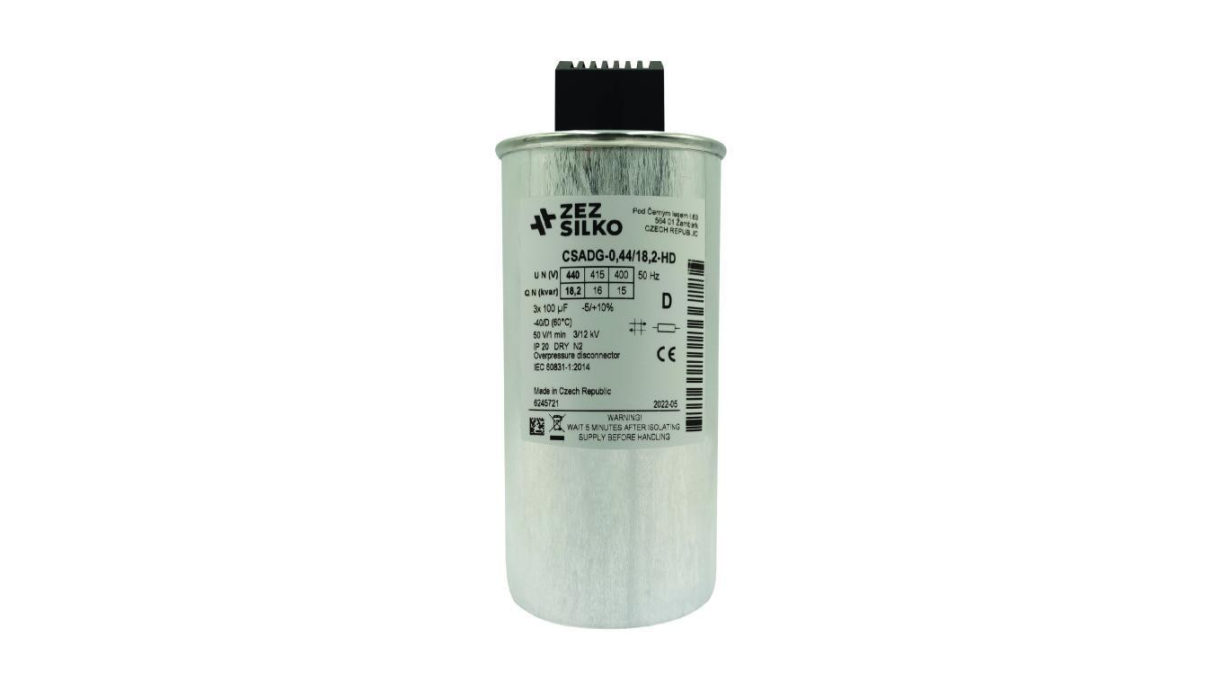 Kondensator 18,2kvar 440V Cn=3x99,75µF In=3x23,91A