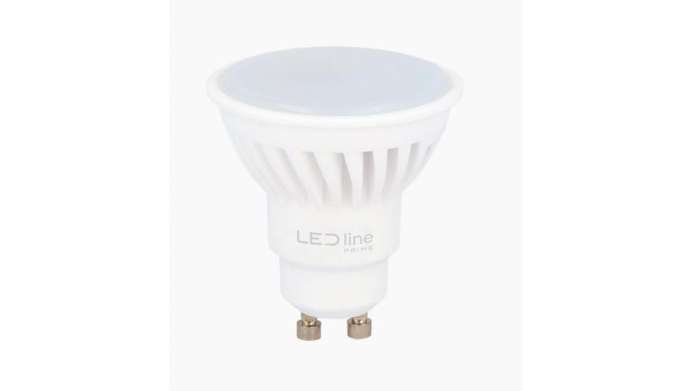 LED line PRIME żarówka LED GU10 10W 4000K neutralna 1400lm 140lm/w CERAMICZNA 5 lat gwar.
