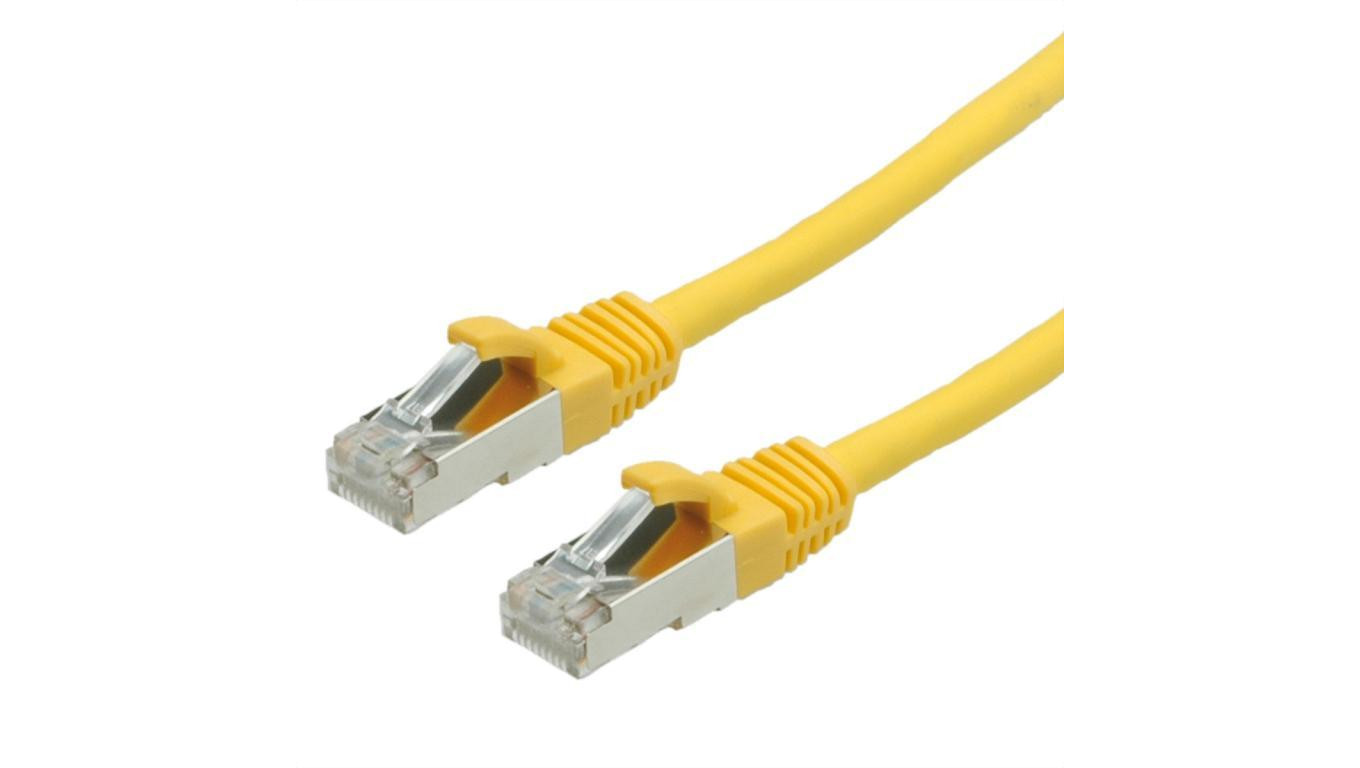 VALUE Kabel krosowy kat. 6 (klasa E) S/FTP (PiMF), LS0H, żółty, 3 m